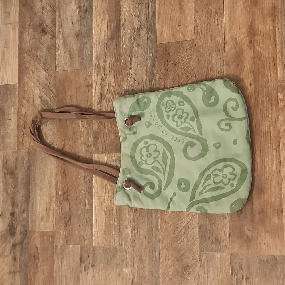 Life is good 100% cotton bag